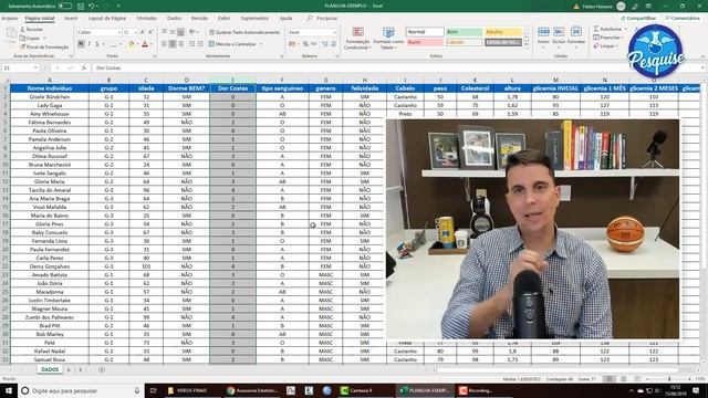 Como tabular os dados de pesquisa no EXCEL смотреть онлайн