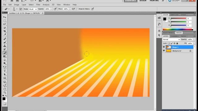 how to study adobe photoshop cs 5 to make a bannar 100x50cm смотреть онлайн