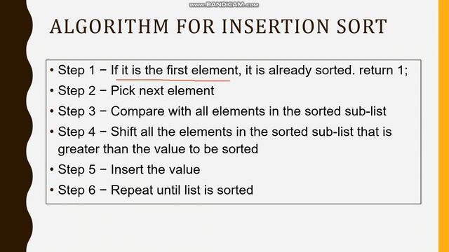 2. Insertion Sort algorithm explained with Code in Python | Sorting algorithms | Big O, Big theta смотреть онлайн