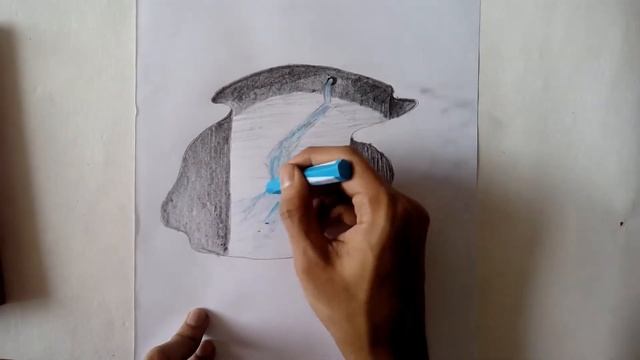 3D Water Pond Drawing | How to Draw 3D Water Pond on Paper | Speed Drawing смотреть онлайн