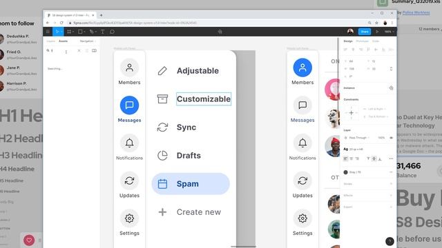 S8 design system - Figma library. Components and templates смотреть онлайн