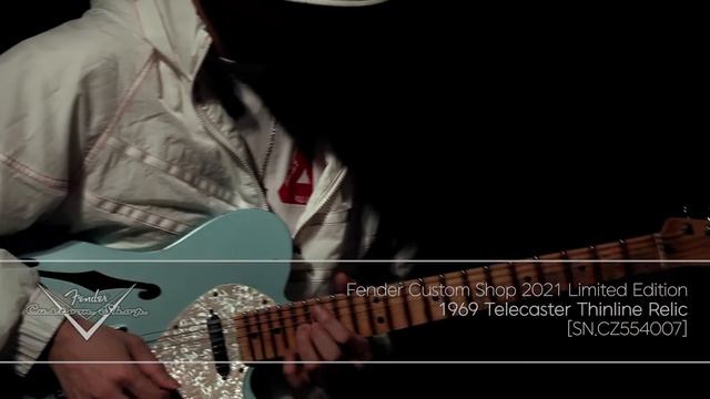 시연 Fender Custom Shop 2021 Limited Edition 1969 Telecaster Thinline Relic [SN.CZ554007] смотреть онлайн