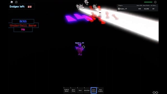 Roblox jhn'tfslol PURPLE!Sans Showcase смотреть онлайн