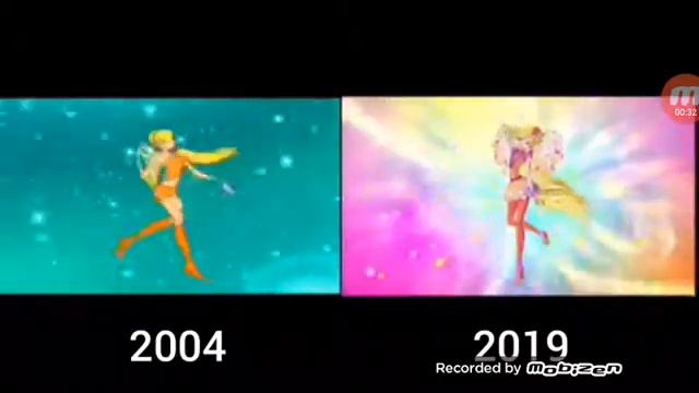 Винкс сравнение 2004 год против 2019 года. смотреть онлайн