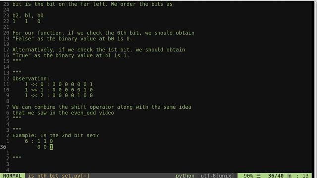 Bit Manipulation in Python: Is Nth Bit Set? смотреть онлайн