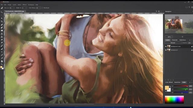 Oil Painting Effect with AliveColors And AKVIS OilPaint Plugin (Tutorial) смотреть онлайн