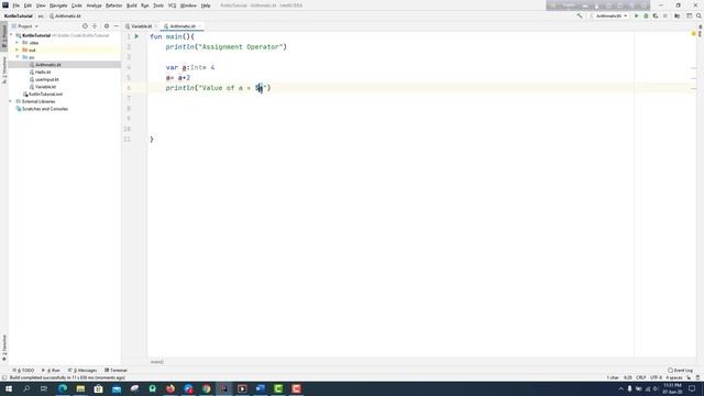 Kotlin Programing Tutorial - 04 | Arithmetic Operator, Assignment Operator, Unary Operator смотреть онлайн