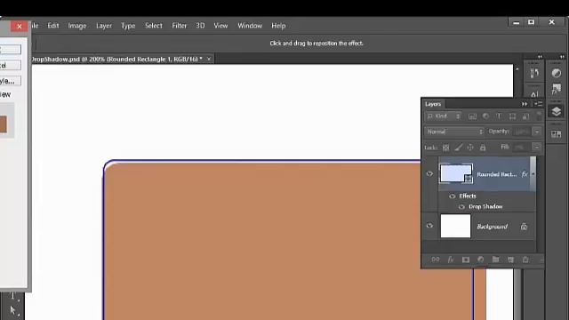Learn Photoshop: Drop Shadow смотреть онлайн