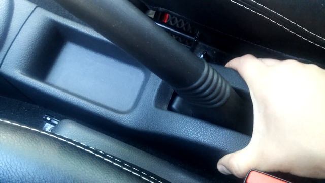 Рено логан, сандеро, как подтянуть ручник