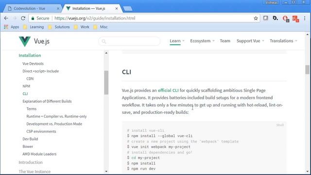 Vue js 2 Tutorial - 2 - Getting Started смотреть онлайн