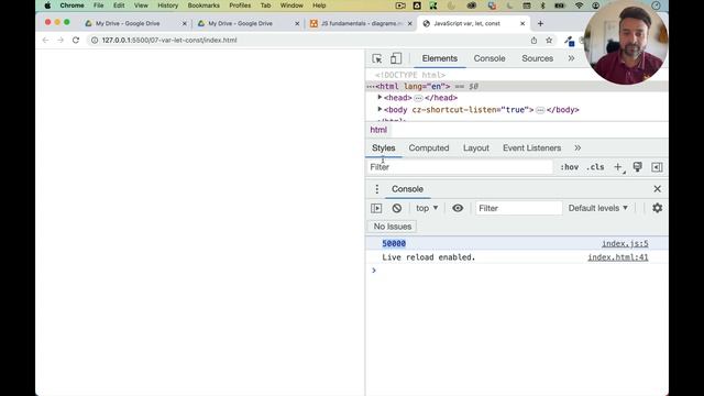 Day #07 - JavaScript var vs let vs const смотреть онлайн