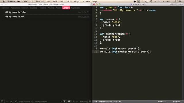 Javascript-джедай #18 - this и непрямой вызов методов смотреть онлайн