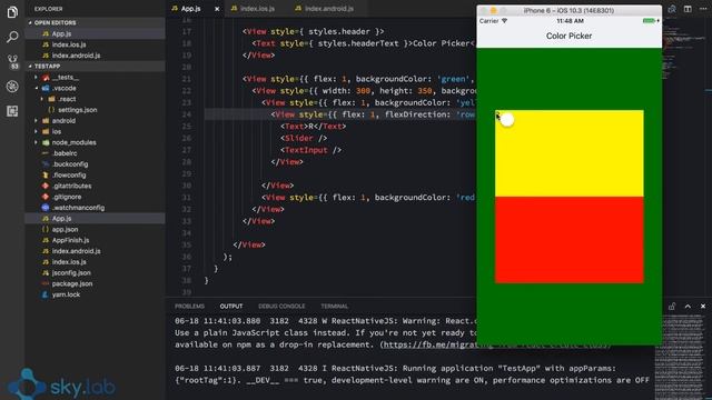 [React Native cơ bản] App Color Picker P2: Text, Slider và TextInput смотреть онлайн
