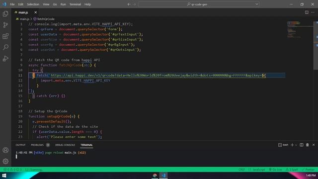 Javascript QR Code From Stracth NodeJS + Vite in Naija Pidgin смотреть онлайн