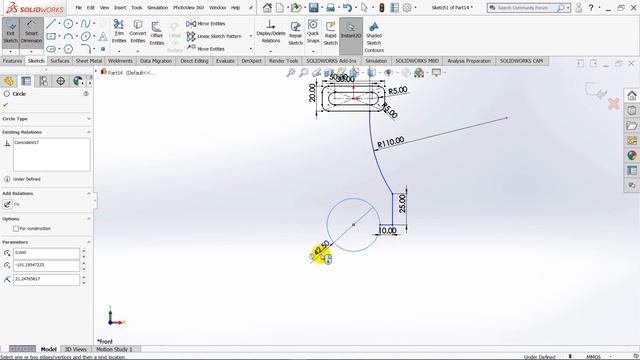 Solidworks | Sketch Exercise 39 смотреть онлайн