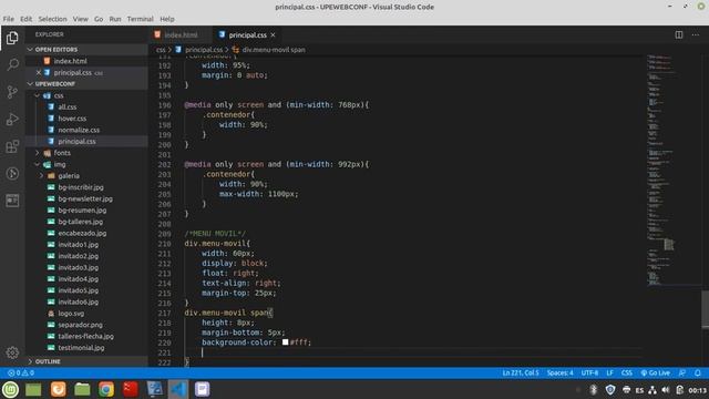Creación de Menú Mobile para sitios web. смотреть онлайн