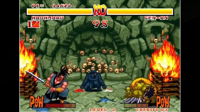 ACA NEOGEO Samurai Shodown (XBONE) | Haohmaru Playthrough p.2 смотреть онлайн