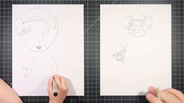 How to draw Kolie (Piggy) смотреть онлайн