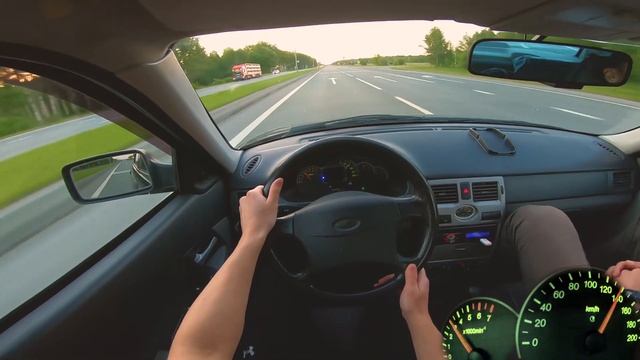 Лада Приора максимальная скорость и разгон. смотреть онлайн