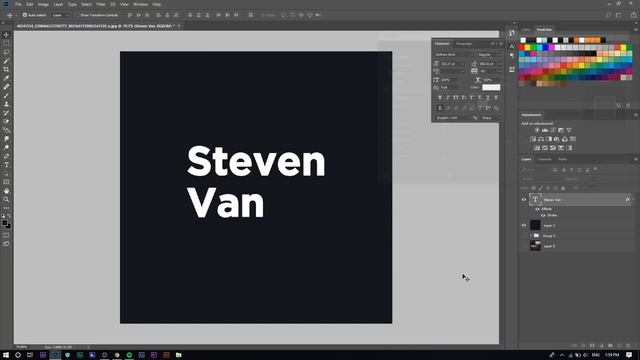 Text Outline Effect - Adobe Photoshop CC Tutorial! (2018) смотреть онлайн