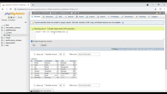 MySQL Like Operator - MySQL Tutorials | Letsfindcourse смотреть онлайн