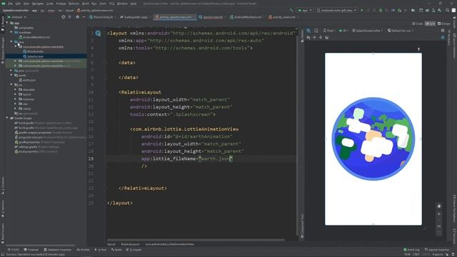 Splashscreen con Lottie, Kotlin y dataBinding смотреть онлайн