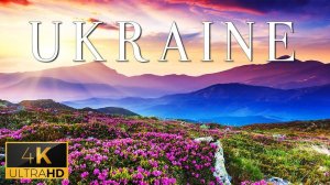 FLYING OVER UKRAINE (4K UHD) - Relaxing Music With Wonderful Natural Landscapes - 4K Video