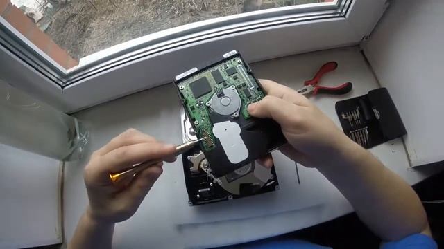 Разборка HDD смотрим что там внутри смотреть онлайн