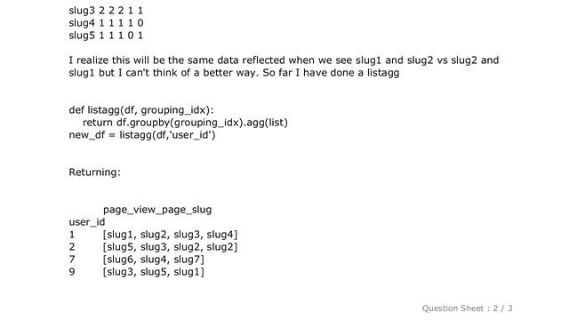 Pandas : Creating a pandas pivot table to count number of times items appear in a list together смотреть онлайн