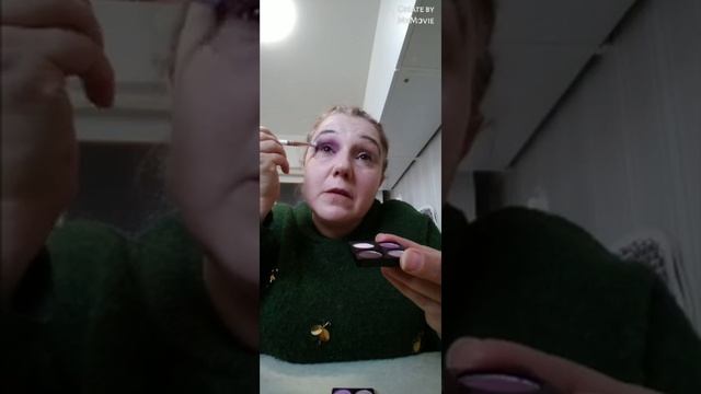 Сиреневый макияж,любимая причёска смотреть онлайн