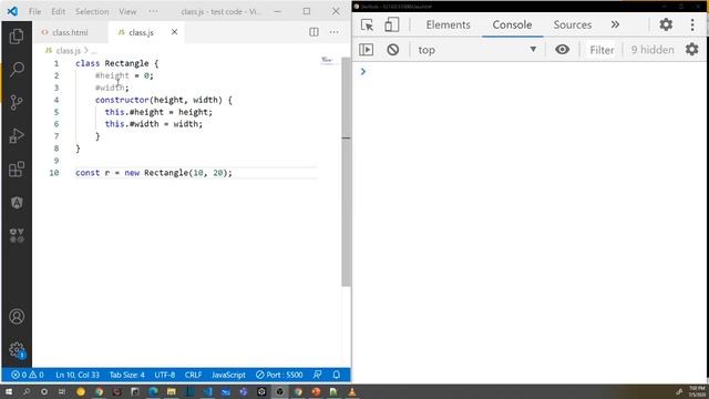 JavaScript Class смотреть онлайн