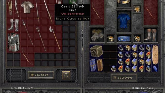 Diablo 2 Resurrected Gambling For SOJ or Teleport Ring. смотреть онлайн