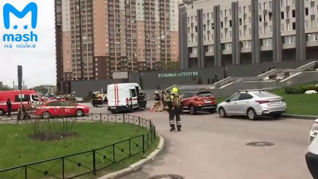 Пожар в больнице Святого Георгия, Санкт-Петербург смотреть онлайн