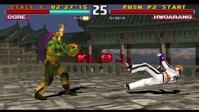THE GOD OF FIGHTING - Tekken 3: Ogre Arcade Mode смотреть онлайн