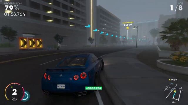 The Crew 2 - Racing The 2015 Nissan GTR in Las Vegas! смотреть онлайн