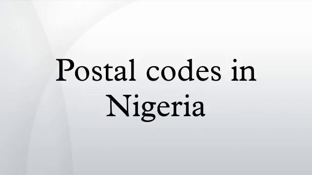 Postal codes in Nigeria смотреть онлайн