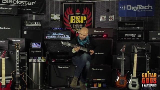 ESP Guitars Australia Challenges Benji to play a right handed 8 string guitar смотреть онлайн