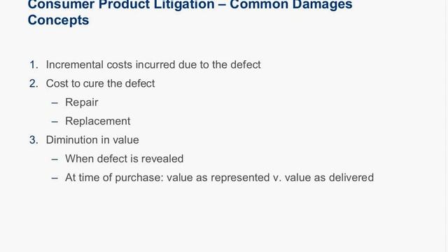 Webinar: Navigating New Roads - Prevailing Trends in Consumer Product Litigation смотреть онлайн