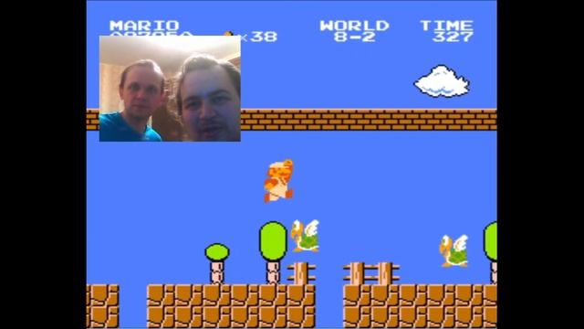 Играем с другом в Super Mario Bros. смотреть онлайн