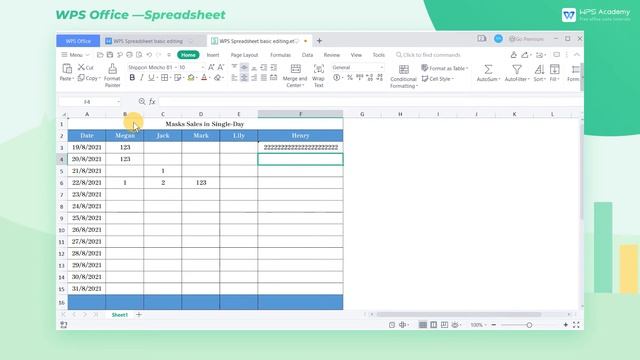 [WPS Academy] 1.6.8 Excel:WPS Spreadsheet basic editing смотреть онлайн