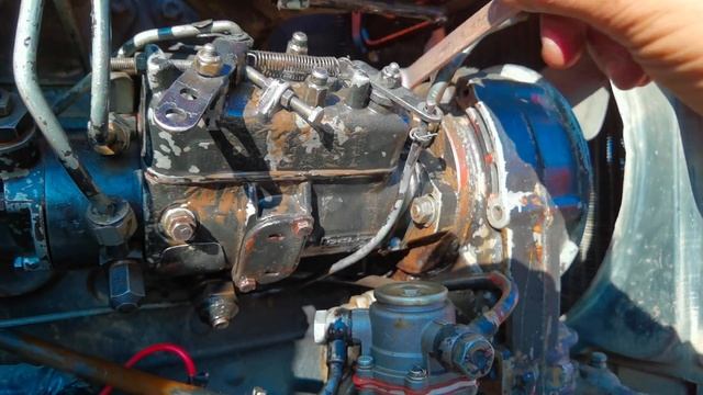 could starting solution fuel pump , diesel pump advice and return || c 480 tractor pump timing set смотреть онлайн