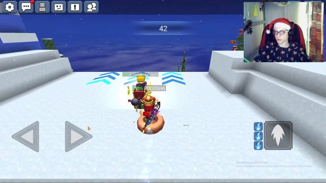 НОВЫЕ КРУТЫЕ ГОНКИ НА САНКАХ В BLOCKMAN GO! Обзор на обновление лобби бед варса! смотреть онлайн