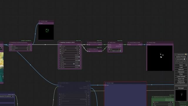 ComfyUI-Impact-Pack/Inspire-Pack - MediaPIpe FaceMesh Detector