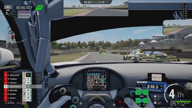 #187 Assetto Corsa Competizione - Kyalami Grand Prix Circuit - 10 Min Race - Mercedes-AMG GT3 2020 смотреть онлайн