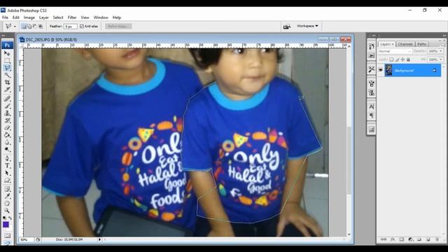 Tutorial Photoshop CS3 - Mengganti Warna Baju pada Foto buat Pemula смотреть онлайн