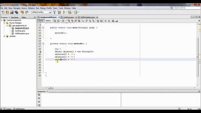 Method D - Error: "ArrayStoreException" смотреть онлайн