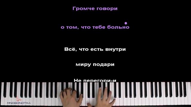 Mary Gu — Не перегори ● караоке | PIANO_KARAOKE ● ᴴᴰ + НОТЫ & MIDI смотреть онлайн