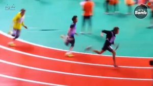 [BANGTAN BOMB] 'BTS 400-meter relay race' Compilation
