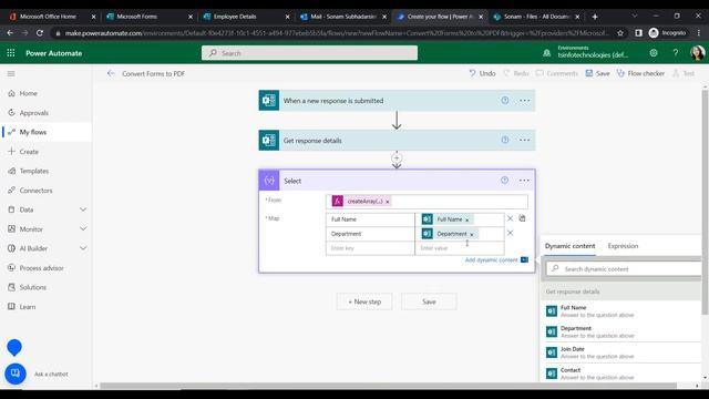How to Create PDF from Microsoft Form using Power Automate смотреть онлайн