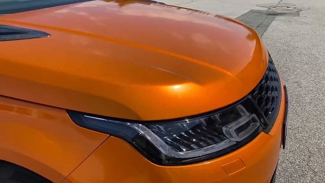 Car wrapped Range Rover Sport HTS in Oracal 970 tangerine dream смотреть онлайн